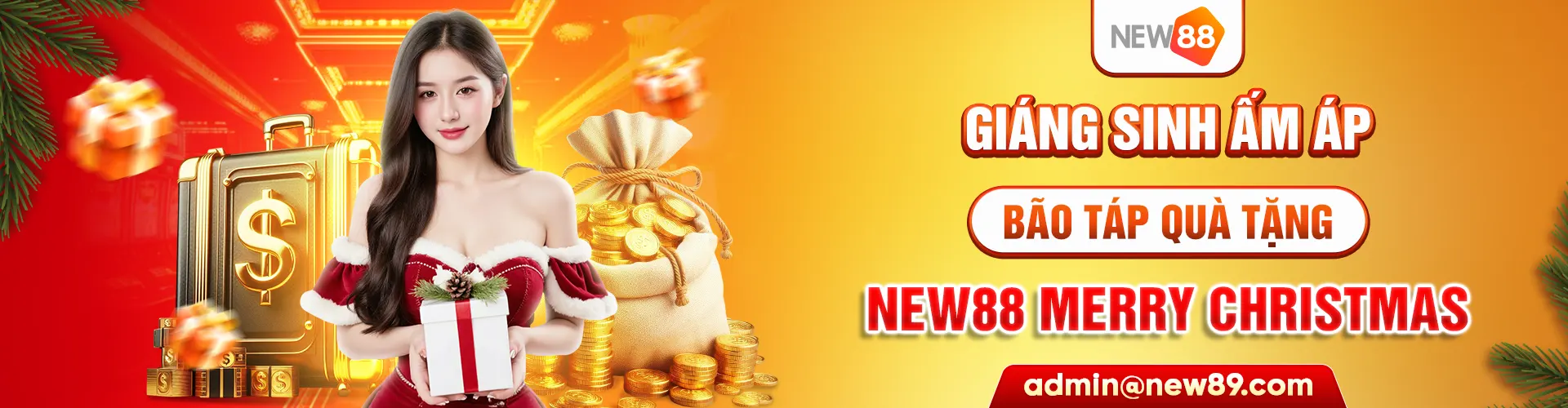 New88 giáng sinh ấm áp bão táp quà tặng